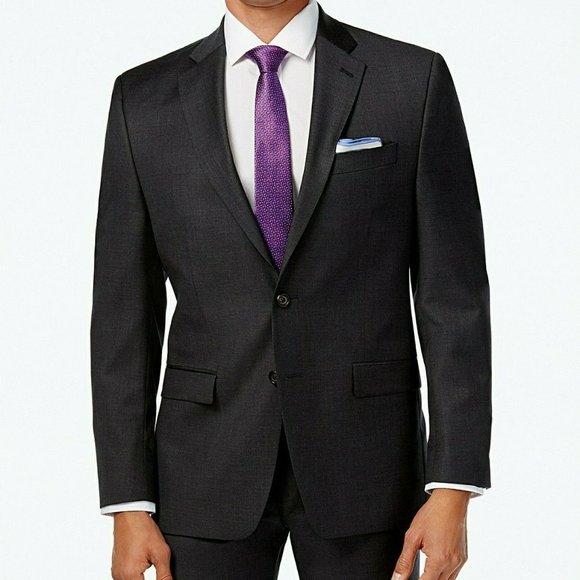 Lauren Ralph Lauren Solid Ultraflex Classic-Fit Wool Jacket + Pants